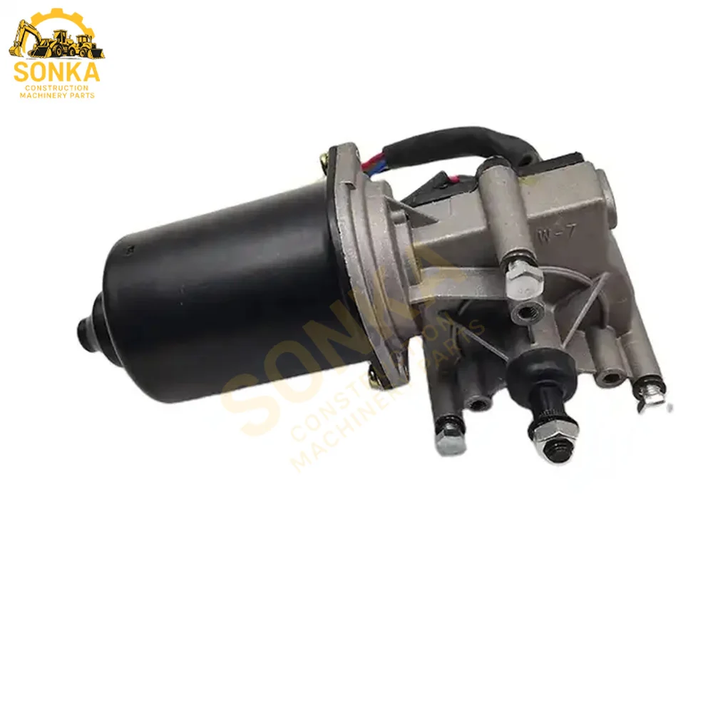 

21N6-00240 21N601281 Wiper Motor 24V for Hyundai Excavator R220-7 R210LC-7 R250LC-7 R290LC-7 R140W7 R110-7