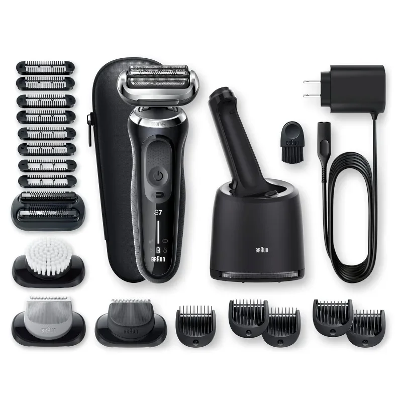 

Braun Series 7 7091cc Flex Electric Razor for Men with SmartCare Center, Beard Trimmer, Stubble Beard Trimmer