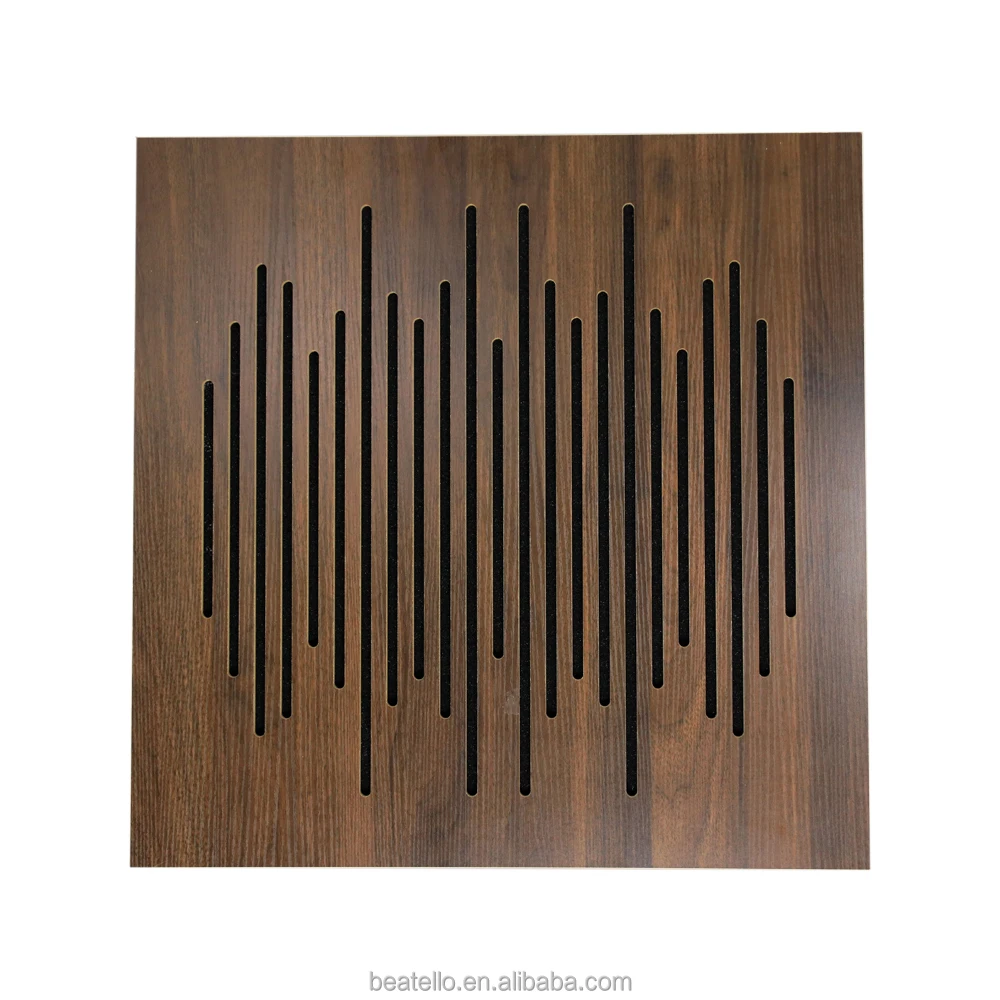 

Wholesale 9Pcs Set 24Inch Sound Proof Panels Acoustic Wood Wall Panels For Wall Studio Drum Set Percussion Performance;l