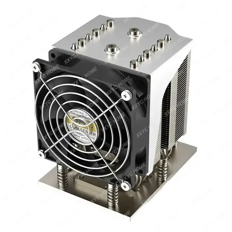 

NEW FOR COOLSERVER AMD SP5 4U-S42 6 Heat Pipes Server CPU Cooler Tower Type Radiator 4PIN PWM 1900-3800RPM Cooling Fan SP5 400W