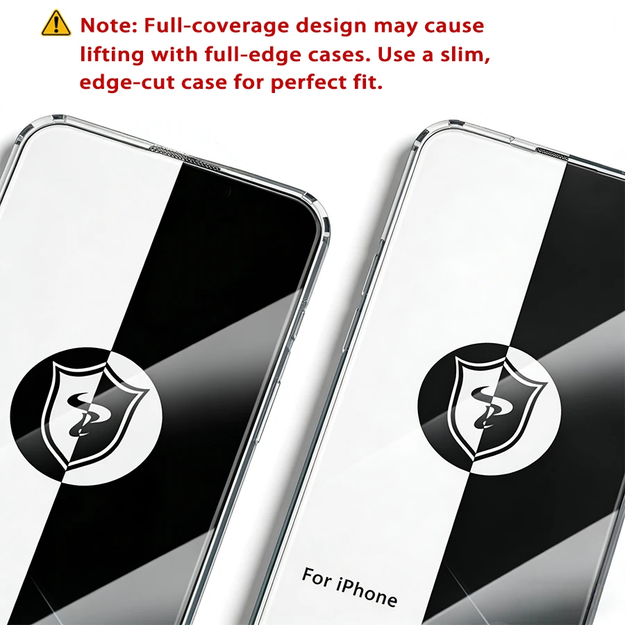 Cut Edge 0.5mm Privacy Tempered Glass For iPhone 18 Duo 17 15 16 Pro Max Plus Screen Protector Anti Dust Mesh Luxury Full Cover