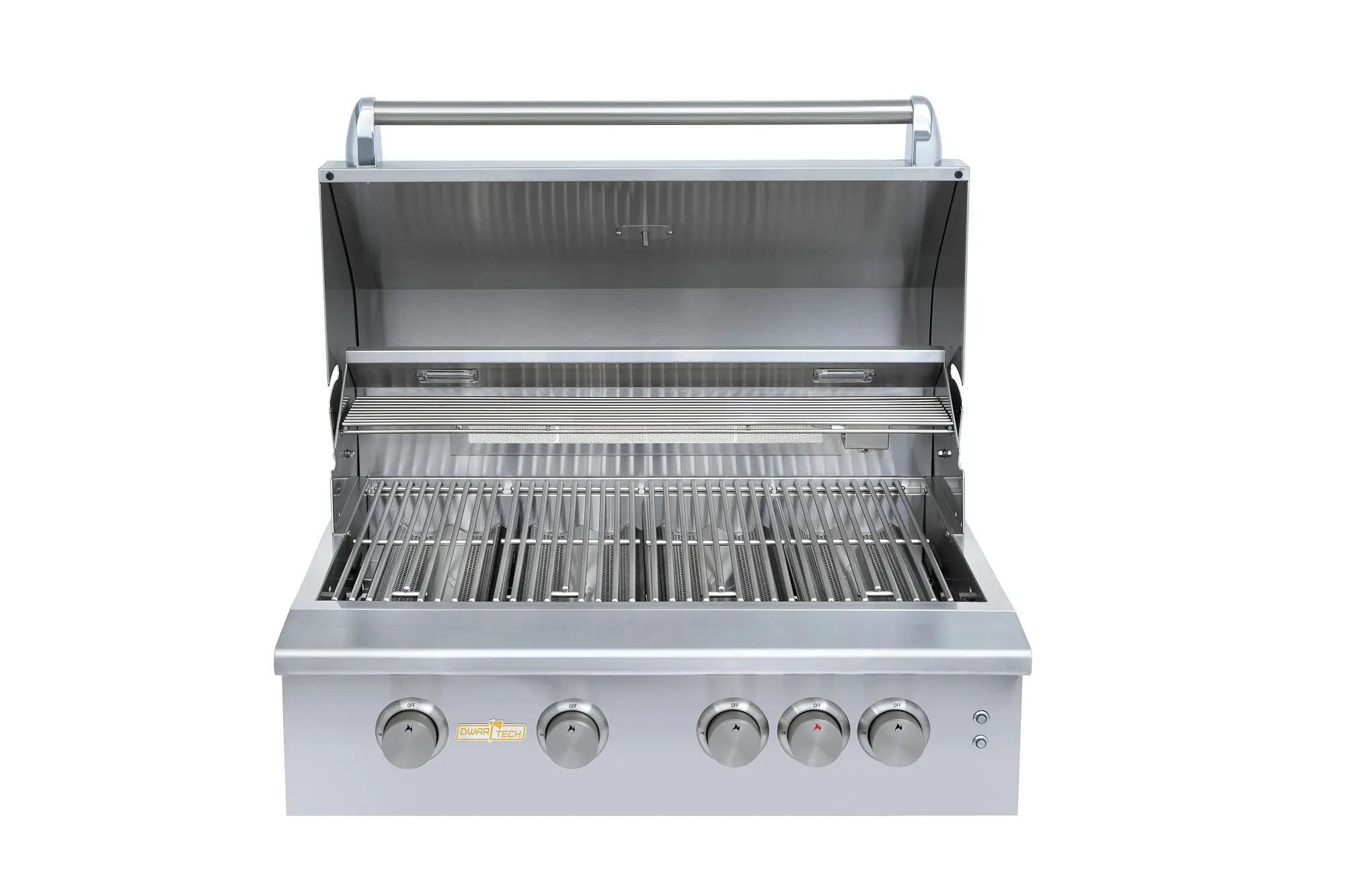 Professional Premium Modern Commercial 304 Stainless Steel 4 Burner Outdoor Built-in Gas BBQ Grill Piezoelectric Ignition Flame