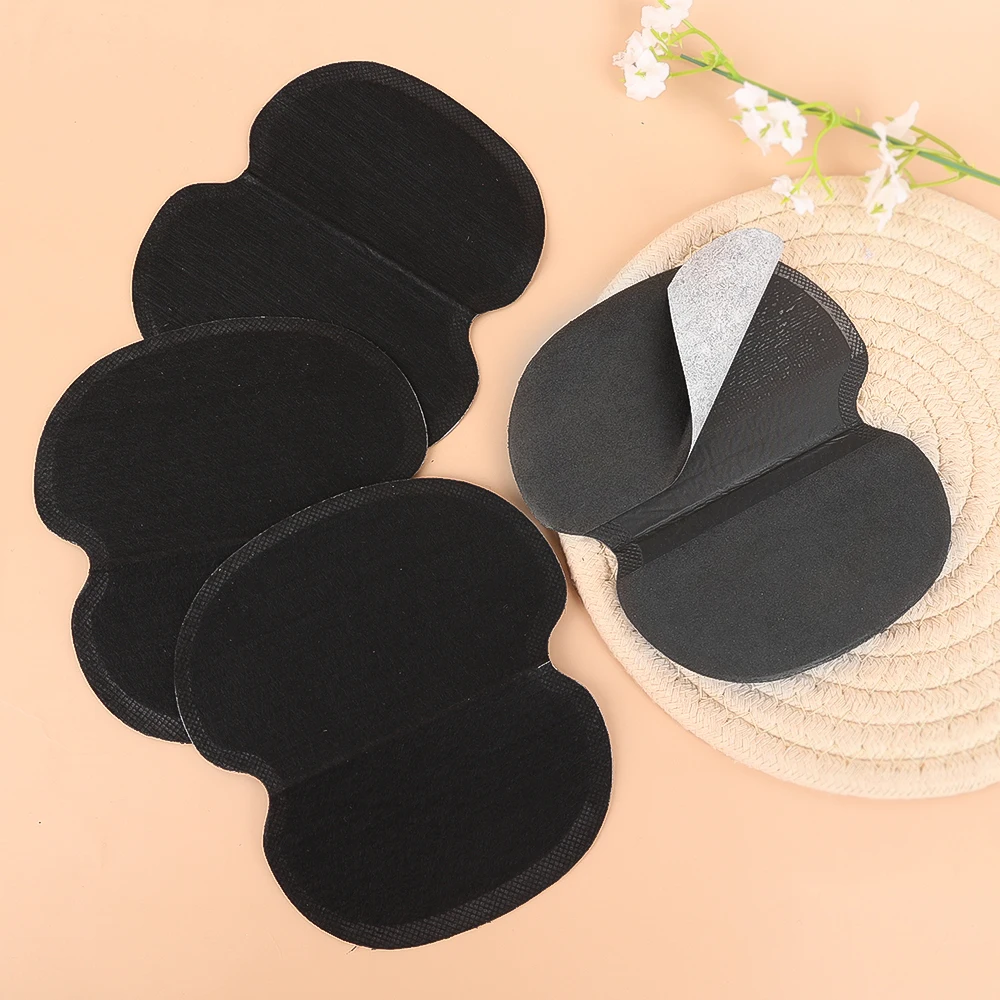 2/10Pcs Black Summer Underarm Absorbing Sweat Pads Lightweight Disposable Antiperspirant Artifact for Armpits Anti-Sweat Sticker