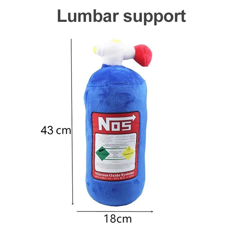 New Car Neck Pillow Car Headrest for Driver Front Passenger Seat NOS Bottle Pillow Car Decor Headrest Cushion Plush Pillow image 6