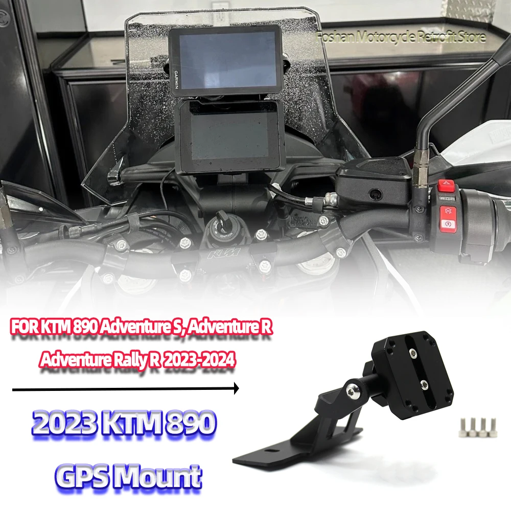 Piezas de modificación de motocicleta para KTM 890 Adventure S Adventure R, Rally R 2023 2024, KTM890, montaje GPS, nuevos accesorios