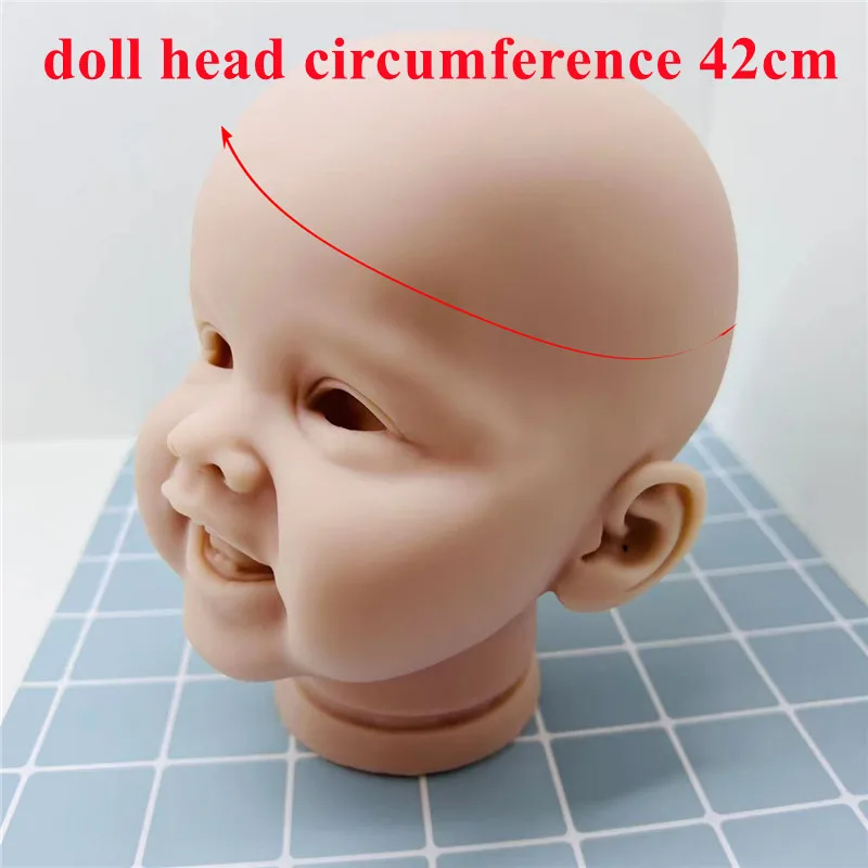 NPK-Peluca de pelo Reborn para niña, muñeca de silicona lavable, peluca de pelo adhesivo para muñecas Reborn, DIY, 55cm