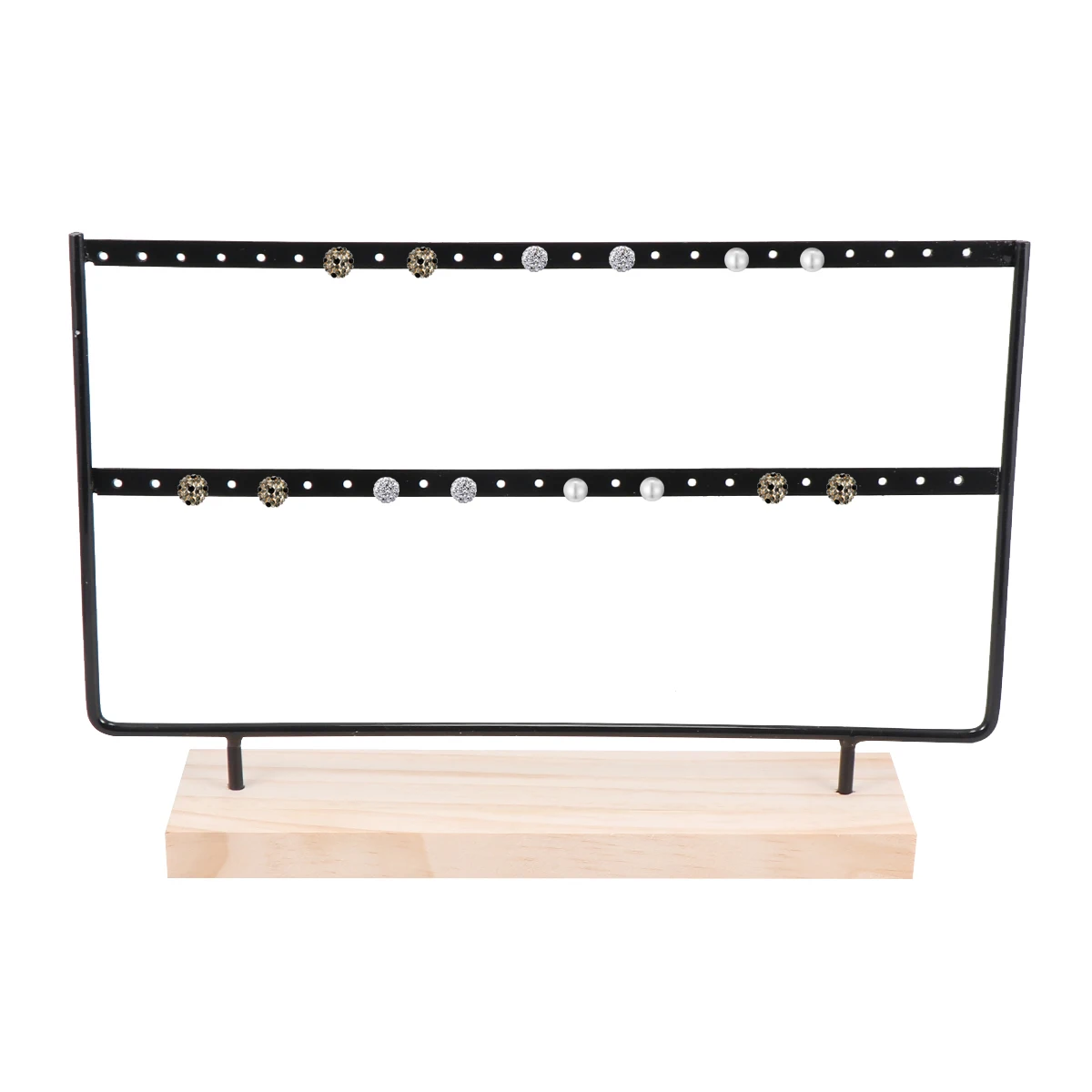 

Earring Display Stand Jewelry Storage Rack Bedroom Black Necklace Holder DIY Resin Ornament Tutu Bracelet Organizer