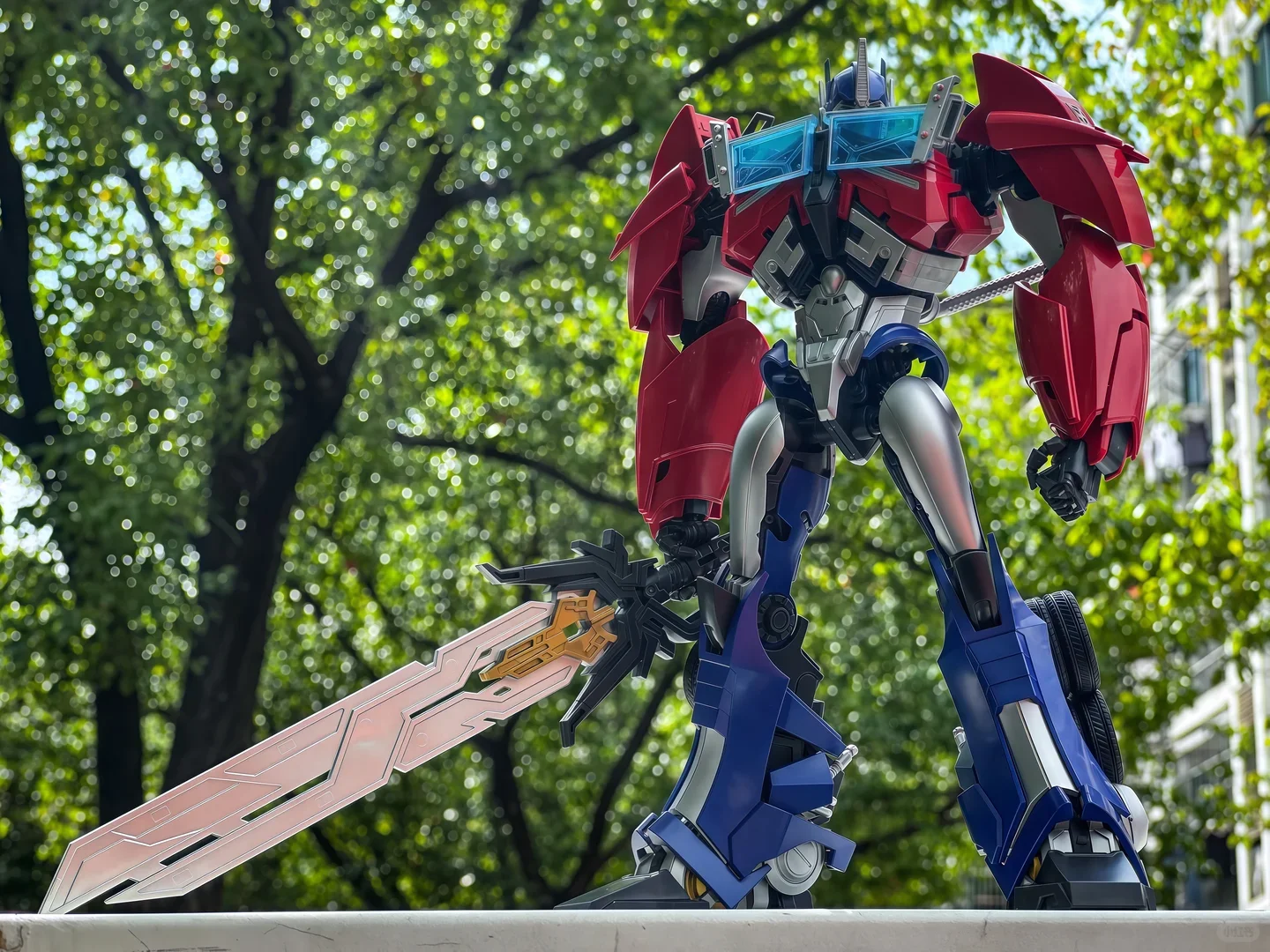 NEW Blokees Optimus Prime Transformers Prime Legend Version Poseable Tarn Megatron Assembled Action Figure Multiple Weapons Gift - view 5
