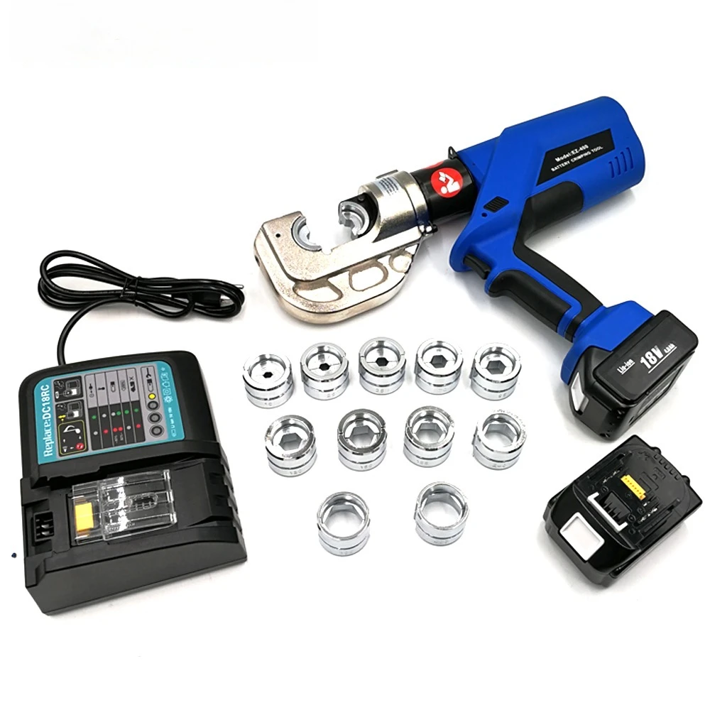 BZ-400 Battery Powered Crimping Tool 16-400mm2 EZ-400 C-shape Head Hydraulic Crimper