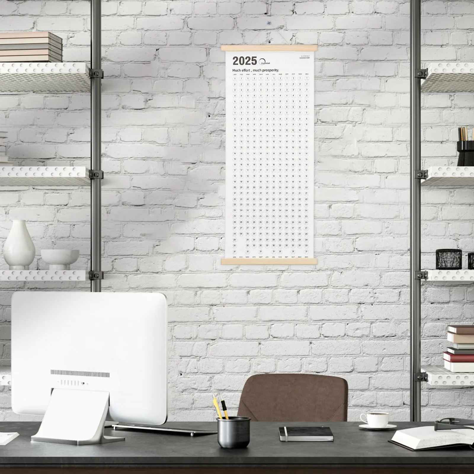 

Настенный календарь на 2025-2026 годы, двусторонний, семейный, подвесной, ежемесячный органайзер для офиса и дома, с крупным шрифтом