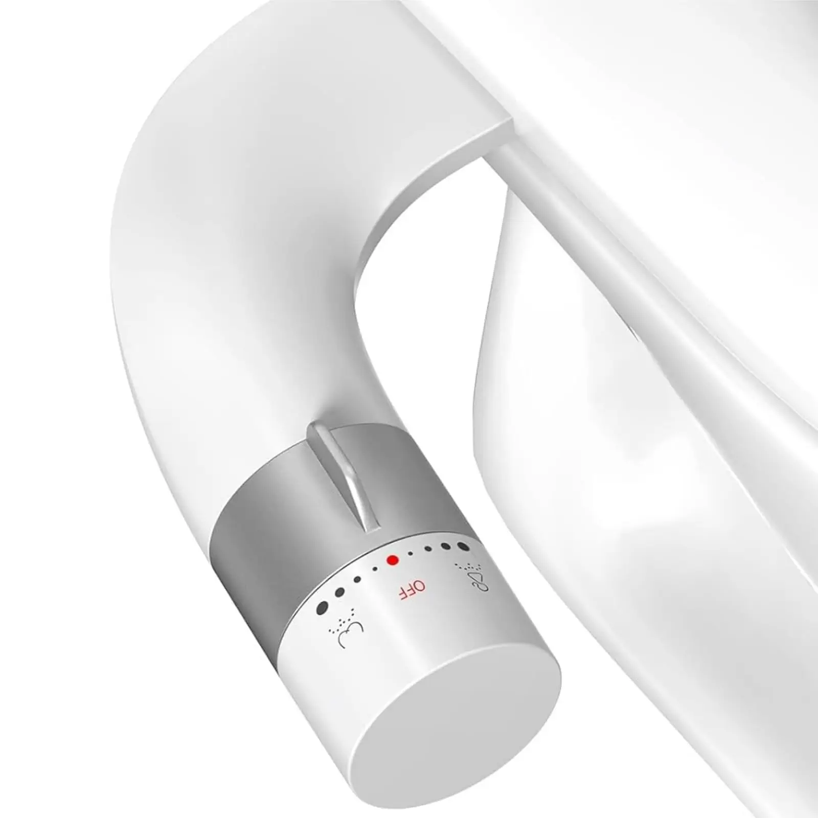 Ultra-Slim Hygienic Bidets Attachment for Existing Toilets - Adjustable Fresh Water Pressure Dual Nozzle (Frontal & Rear Wash)