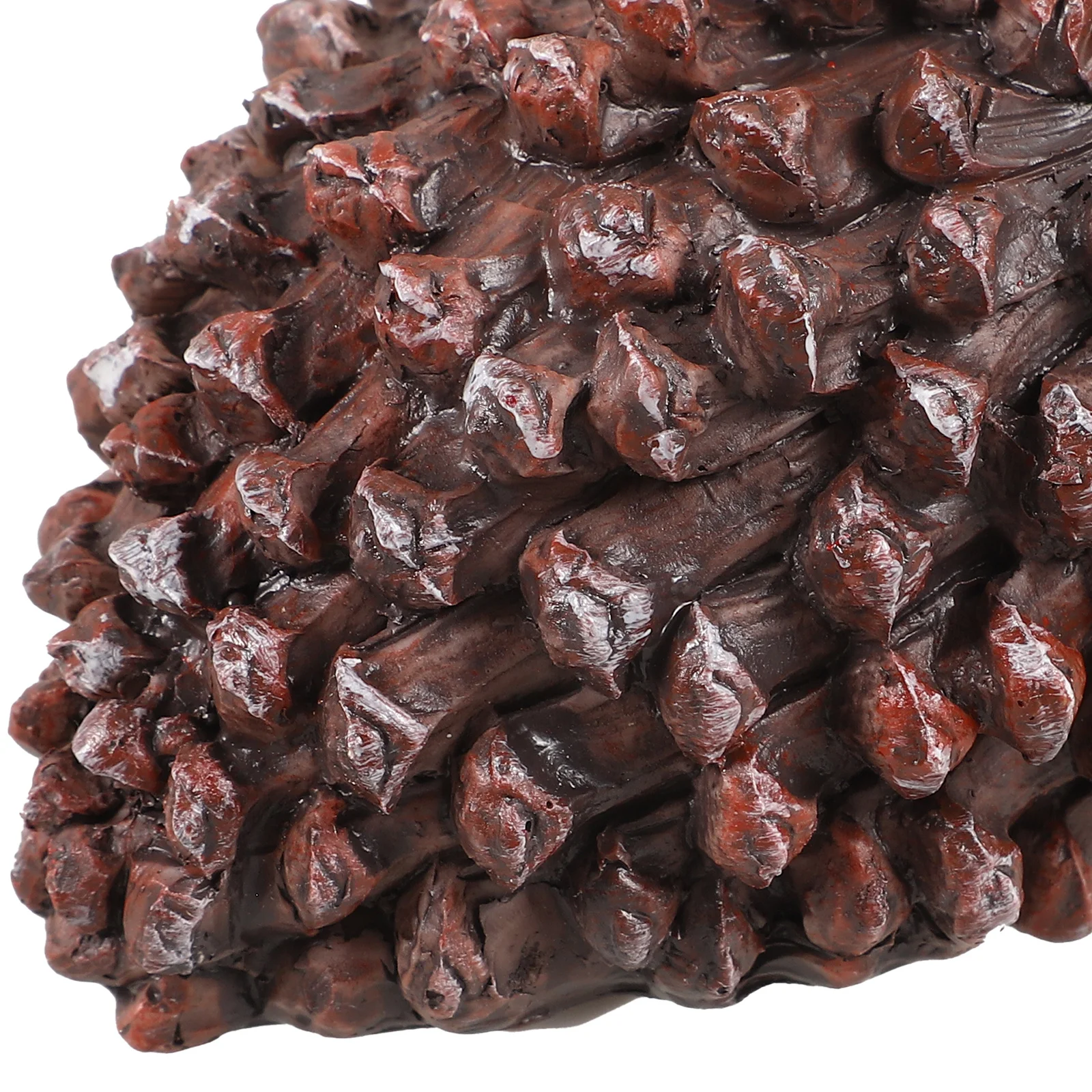 Pino cone ao ar livre caixa de suporte chave resina durável jardim decorativo escondido armazenamento caso para quintal bens para casa