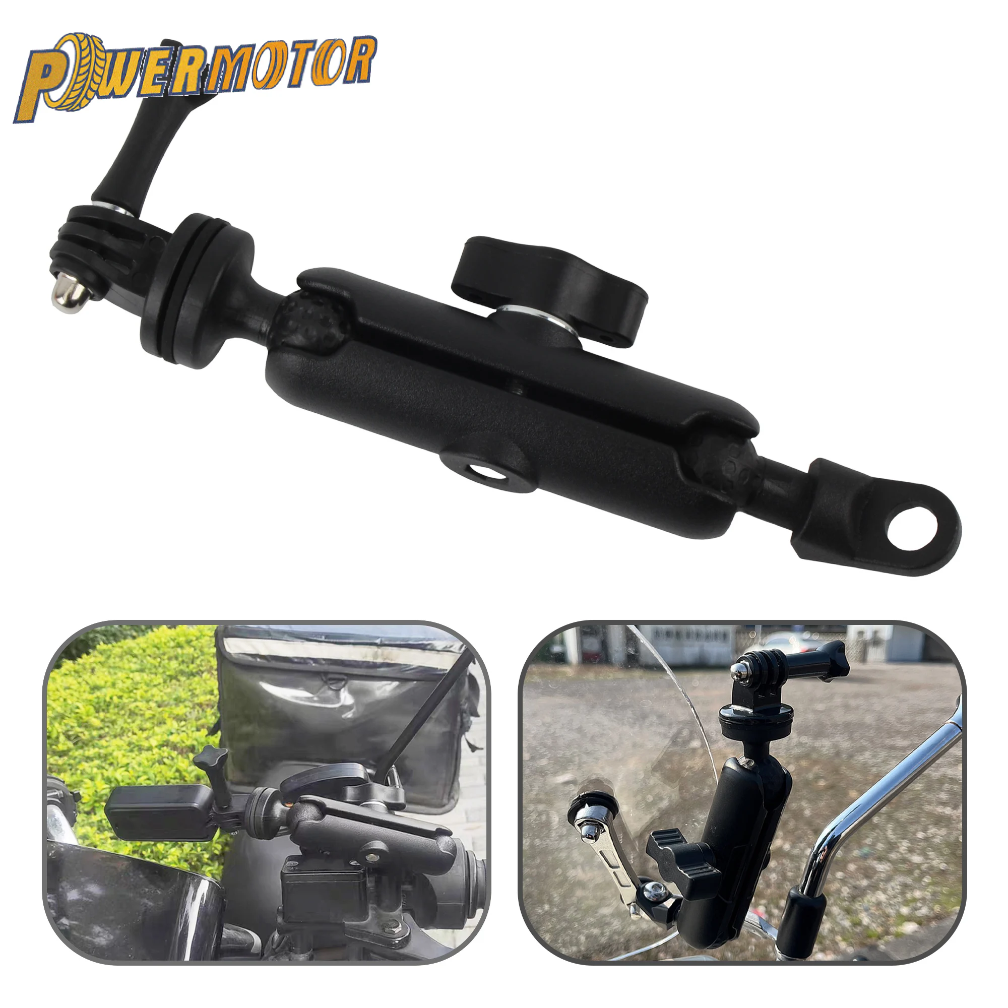 360 °   Gopro Motorrad Unterstützung Lenker Halterung Fahrrad Halter Halterung Für GoPro Hero 12 11 10 9 8 Insta360 Osmo Kamera Teile