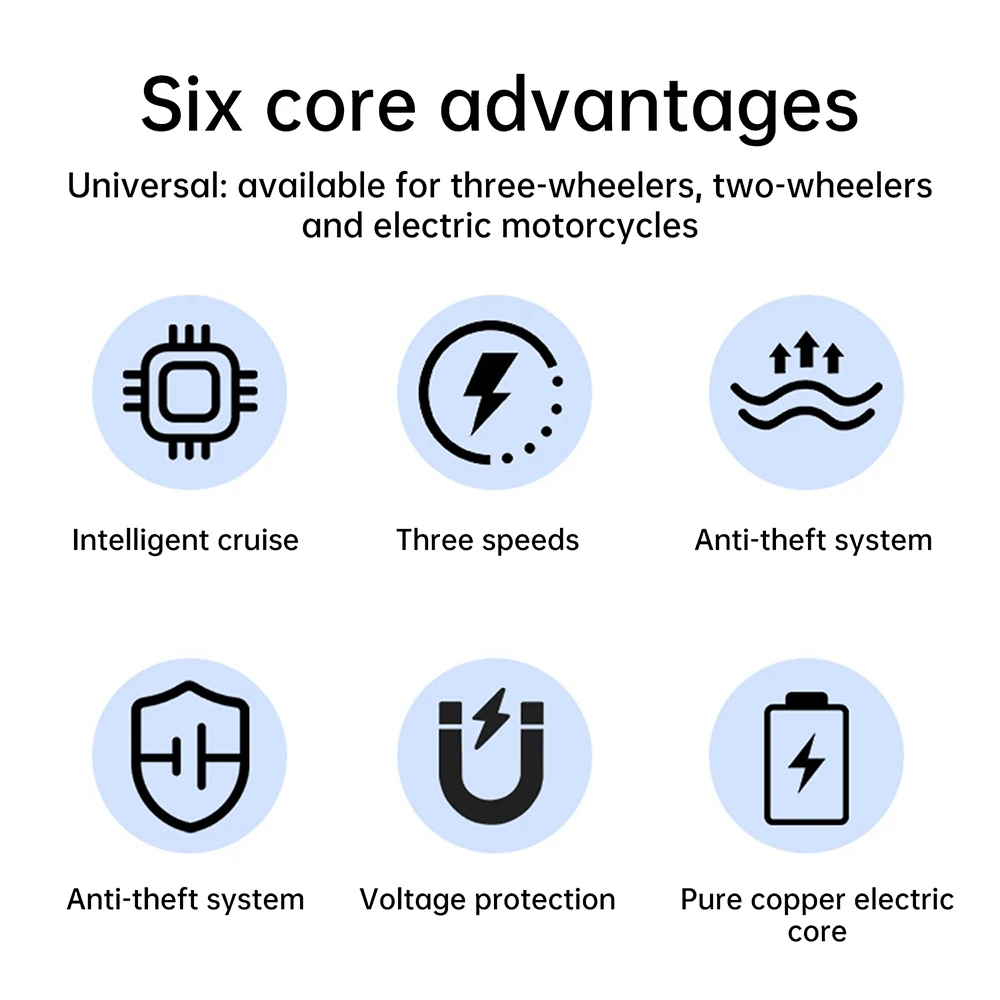 48V 60V 64V 800W E-bike Intelligent Brushless Controller For E-bike Electric Scooter Accessories  Wholesale and dropshipping