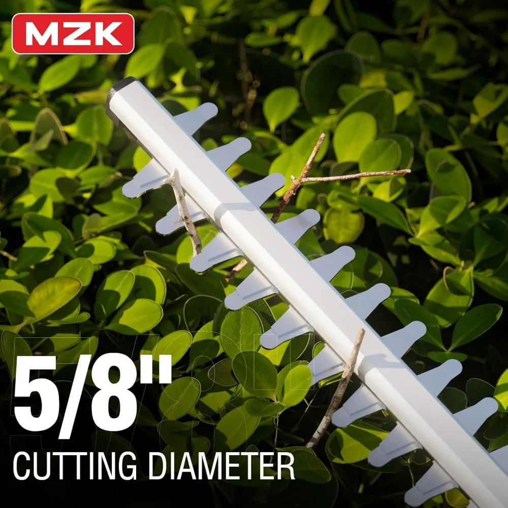 22'' Cordless Hedge Trimmer, 20V Handheld Shrub Cutter, Lightweight Compact with Battery & Charger