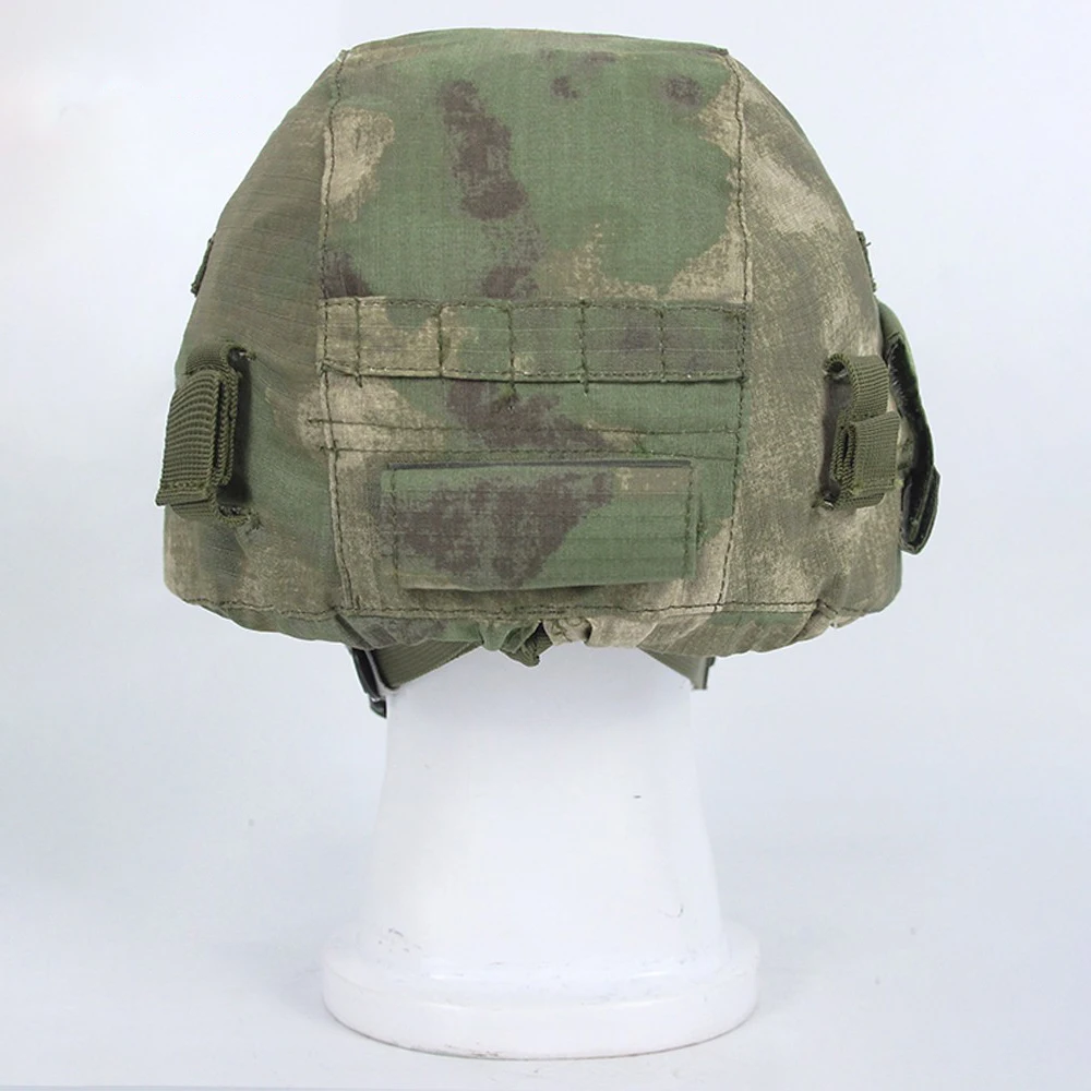 Russian 6b47 Tactical Helmet MOX Green Ruins Camouflage Helmet Cover Windproof Ear Protection Version