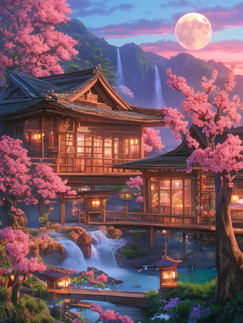 CHENISTORY Chinese house by river 02
