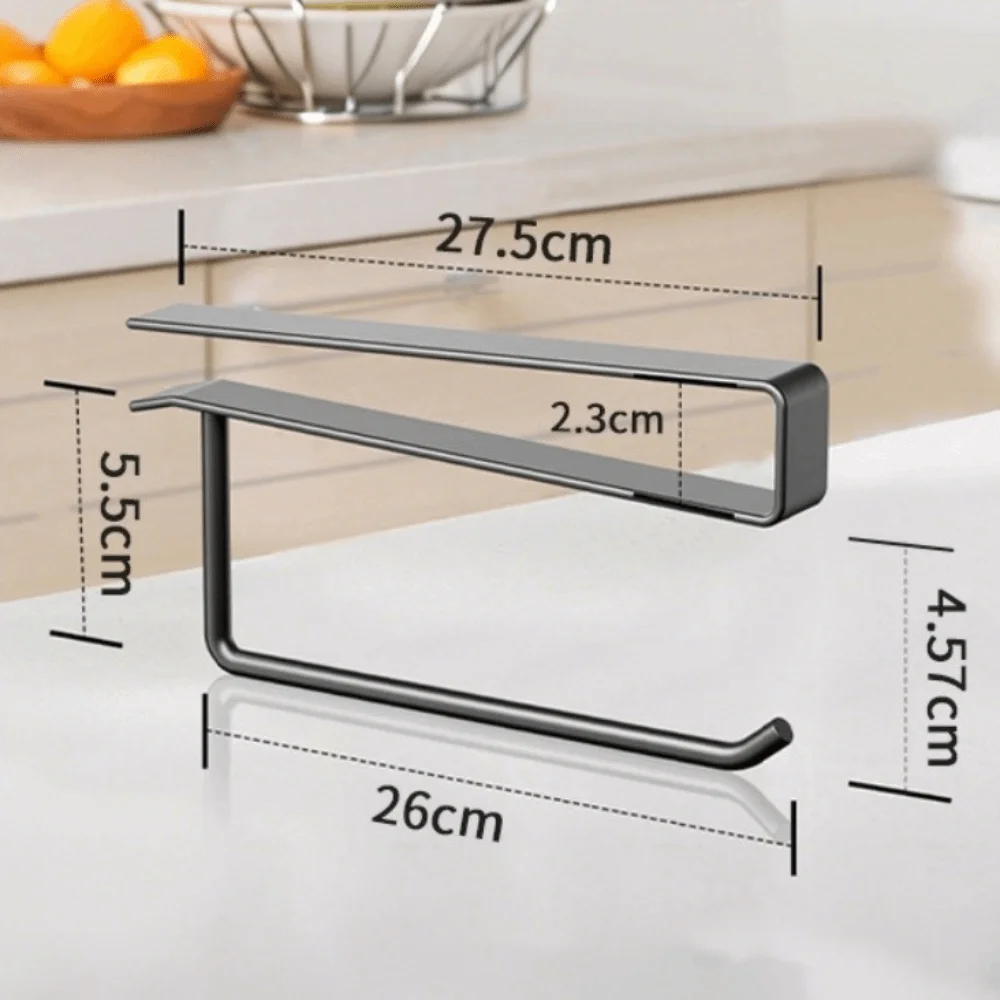 

Carbon Steel Cup Lid Holder Black White Space Saving Lid Storage Rack No Drilling Multi-functional Under Cabinet Holder