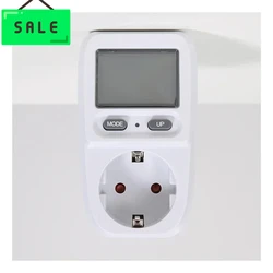 220V Electricity Power Meter Wattmeter LCD Energy Meter Socket Electric TesterUS UK AU BR Measuring Outlet Power Analyzer