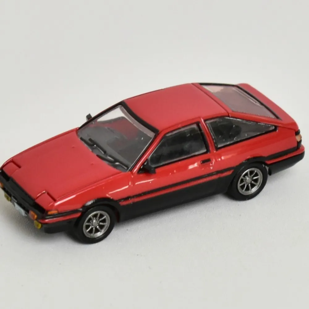 

1:87 MC Коллекционная инициал D AE86 Потрясающая пластиковая модель автомобиля