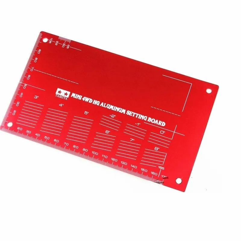 Self-made Tamiya 4WD car parts and tools, aluminum alloy tuning plate, car inspection plate, 94823 95201, multi-color