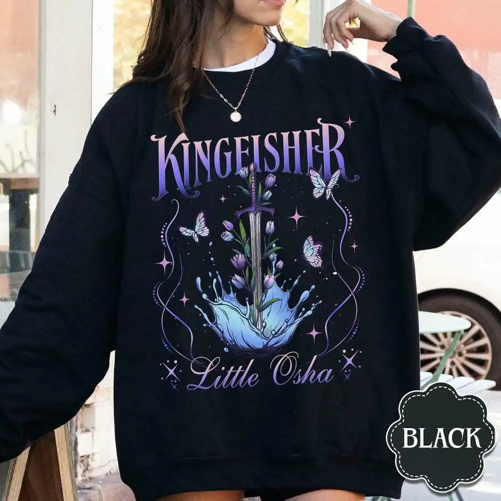 

Женская толстовка Quicksilver Book Kingfisher, двусторонняя рубашка для фанатов, толстовка в стиле фэнтези, книжный товар, Y2K, топ унисекс, уличная одежда