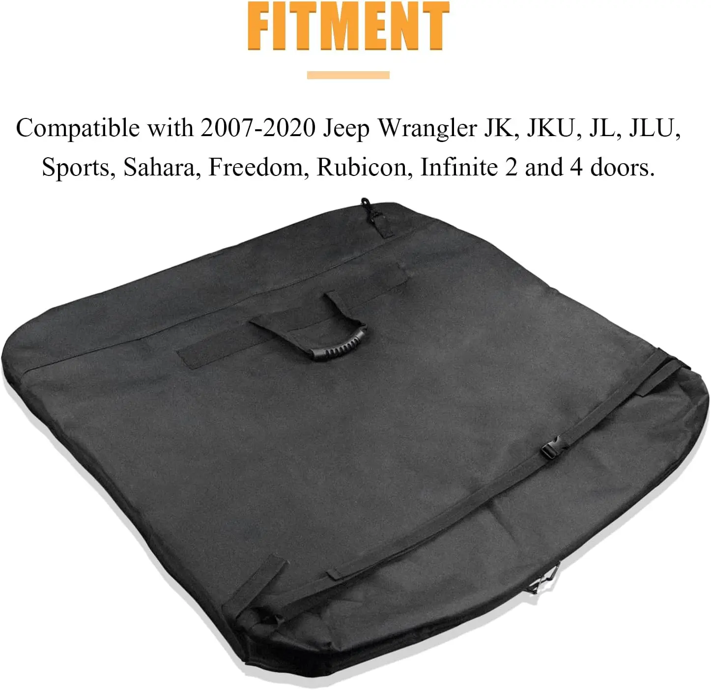 Freedom Panel Hard Top Storage Bag with Handle for 2007-2022 Jeep Wrangler JK JKU JL JLU Sahara Rubicon Gladiator Unlimited JT