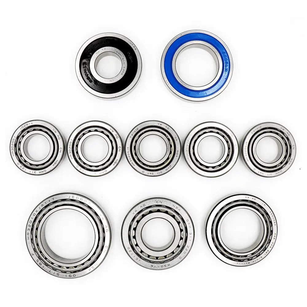 10PCS/Set NSK 0AM DQ200 Transmission Bearings FORVW FOR AUDI FOR SKODA FOR SEAT DSG 7 Speed