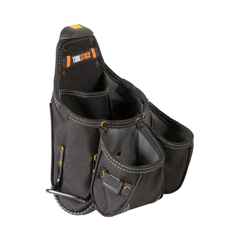 TOOLSTACK TSK-02 Bolsa de carpintero de alta calidad Diseño multibolsillo Bolsa de estructura de gancho rápido Kit de herramientas Oxford duradero