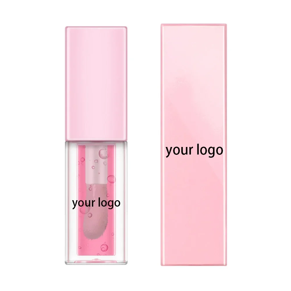 Óleo labial plumping de 30 cores, brilho labial de marca própria, logotipo personalizado, maquiagem colorida de longa duração, cosméticos hidratantes veganos