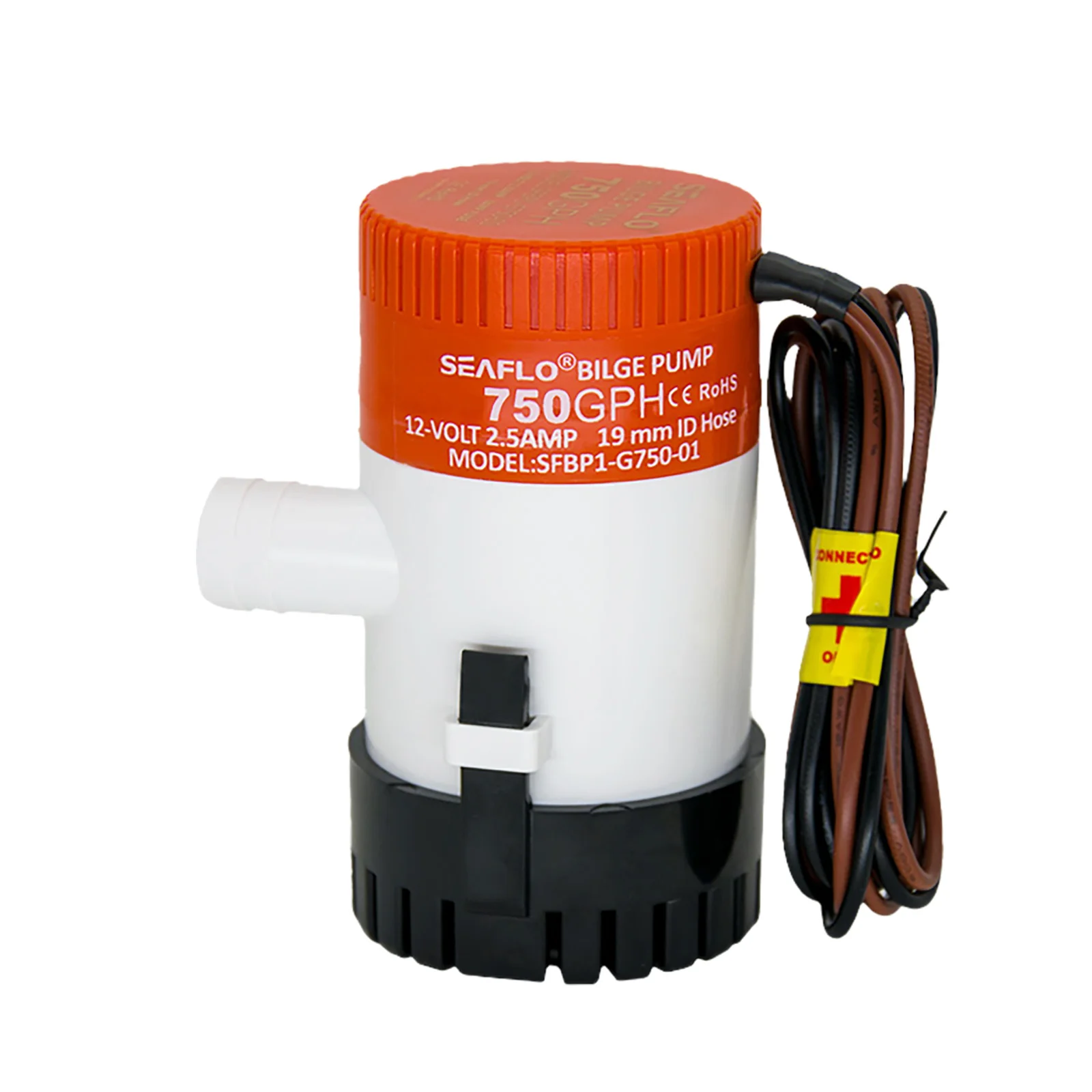 750 GPH 12V Bilgepumpe Tauchfähige Marine-Wasserpumpe für Boot Wohnmobil Camper