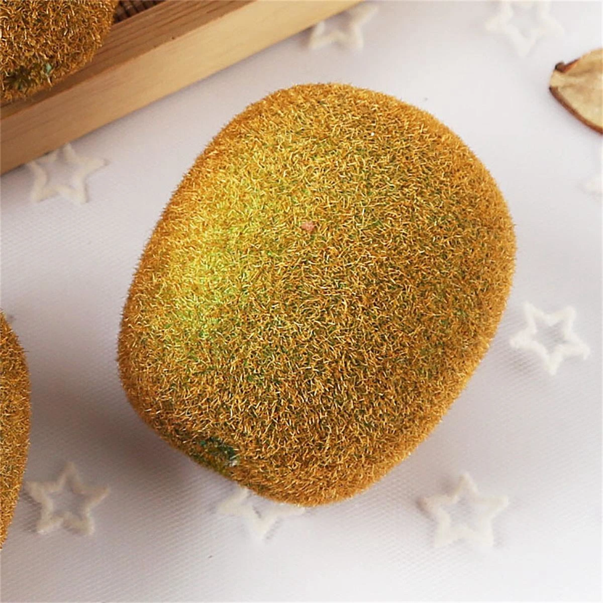 6 Stück, künstliche Kiwi-Früchte-Modelle, künstliche Früchte, Obsttablett für Zuhause, Restaurant, Party-Dekoration, Fotografie-Requisiten – Detail 5
