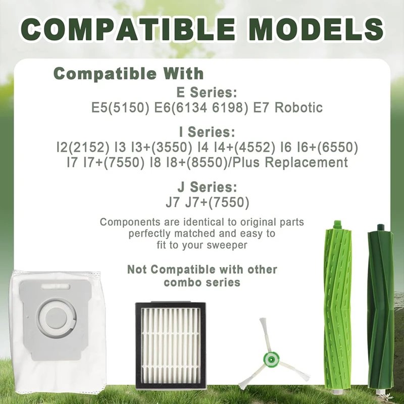 Запасные части, аксессуары для робота-пылесоса Irobot Roomba E5 E6 E7 I2 I3 I4 I6 I6 + I7 I7 + I8 I8 + J7 J7 +