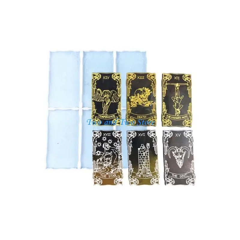 HX6F Crafting Molds Flexible Silicone Mold Epoxy Moulds for DIY Crafts and Jewelry