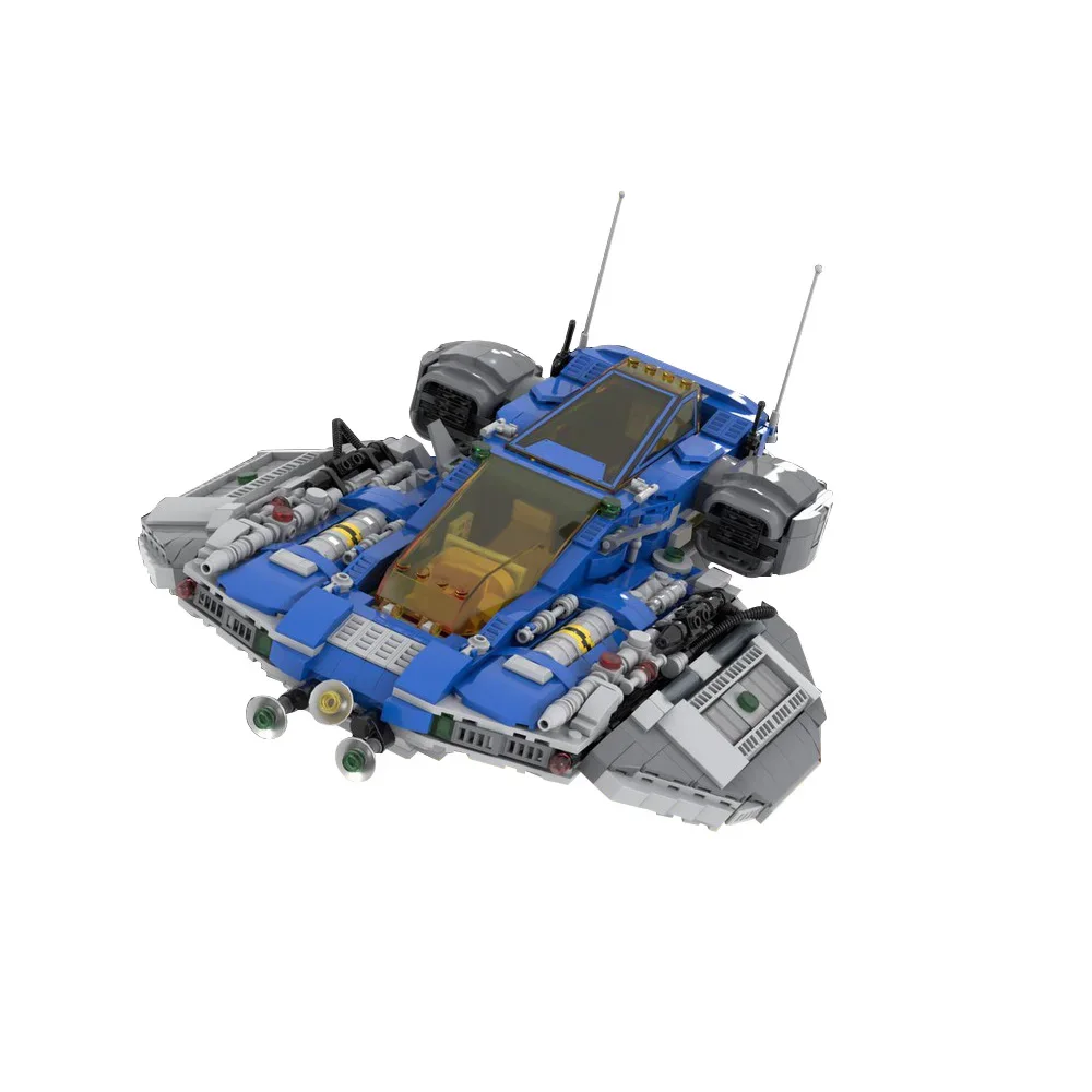 

MOC-171617 MPV Reliant Spaceship Building Blocks Model Classic Space Cargo Ship Bricks DIY Assembly Toys Children Birthday Gifts