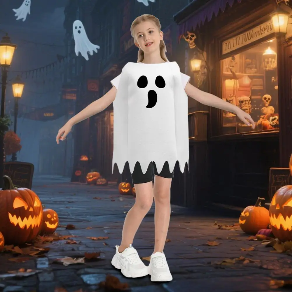 Kinderkostuumsets Spooky Ghost Halloween-kostuum voor volwassenen Kinderen Full-body Spectre-pak voor showfeest voor vakantie