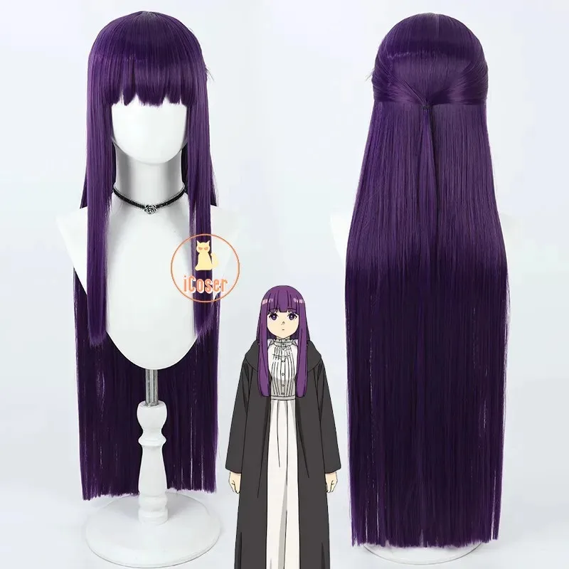 Frieren Fern Cosplay Costume Wig Anime Frieren Beyond Journey's End Dress Jacket Uniform Headwear Halloween Party Women Cosplay