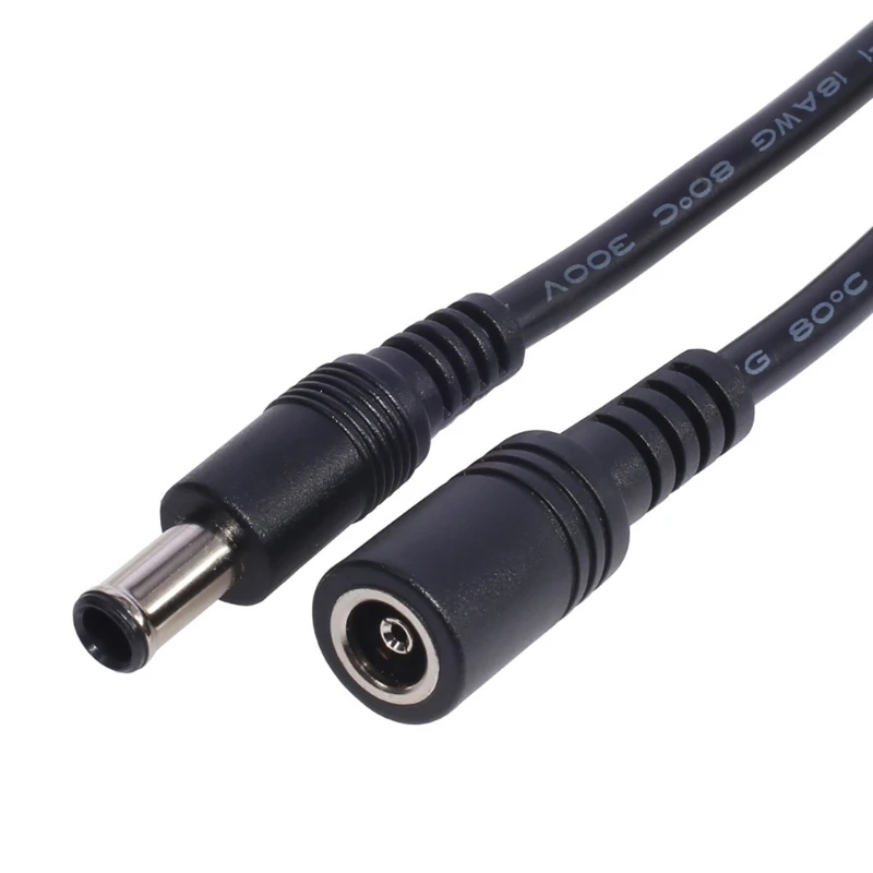 6.5x4.4mm Connector Power Cable for Laptop Adapter Wire Line Double Ended DC6.5mmx4.4mm Extension Cord 96BA