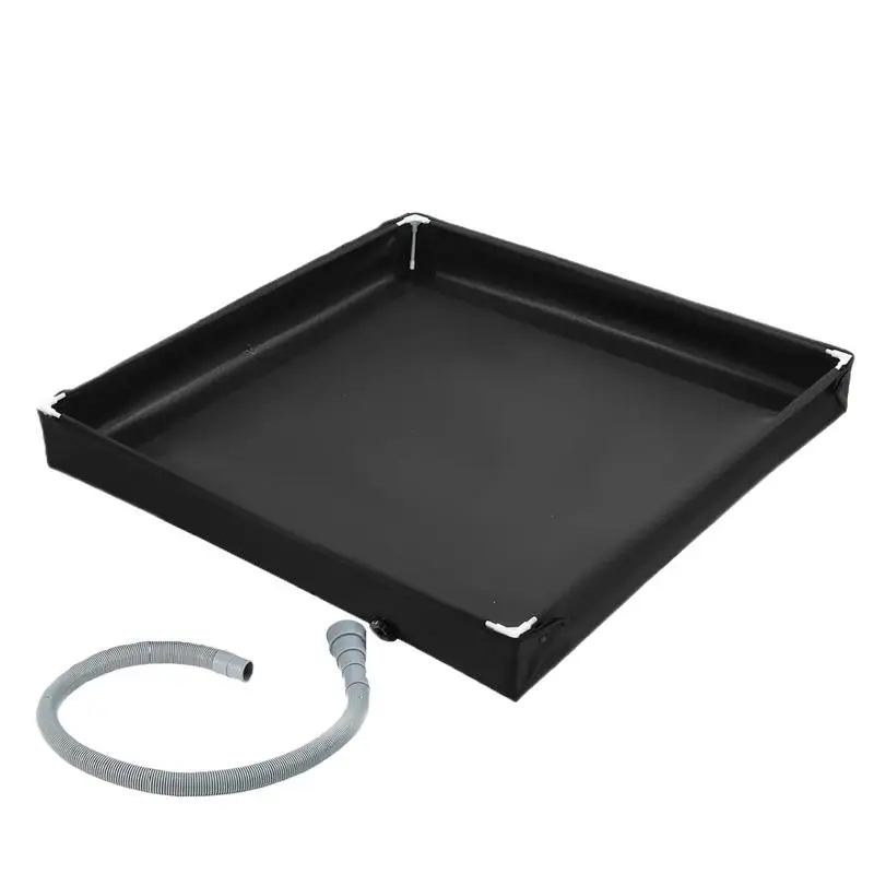 Sartén para lavabo de ducha, Base de ducha portátil, sartén de pie, cuenco de drenaje para suelo de baño, tienda para exteriores, RV, viaje por carretera, parasol para senderismo
