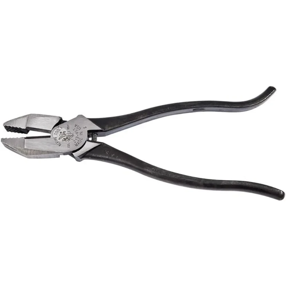 

Rebar Work Pliers With Spring-Loaded Action, Induction Hardened Knives, Made In USA