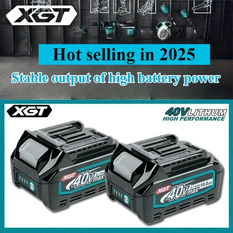 2025 NEW Makita 40V MAX XGT 21700 lithium-ion battery 10.0AH original battery BL4020 BL4025 BL4040 BL4050 Air freight logistics