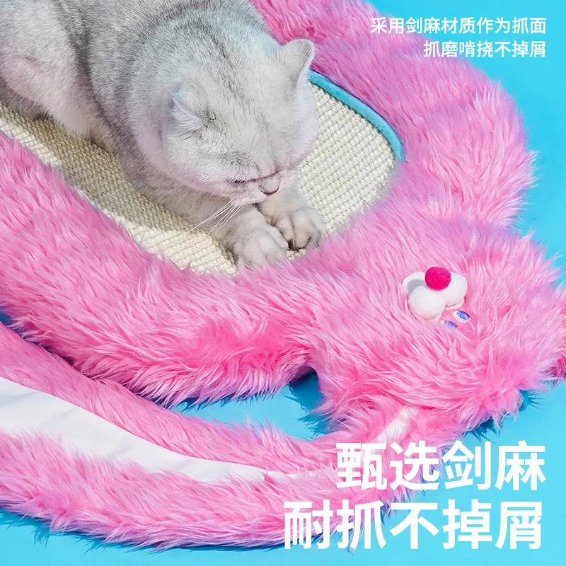 Spring Cat Mat Carpet Pet Cushion Warm Grinding Claw Scratch-Resistant Mat