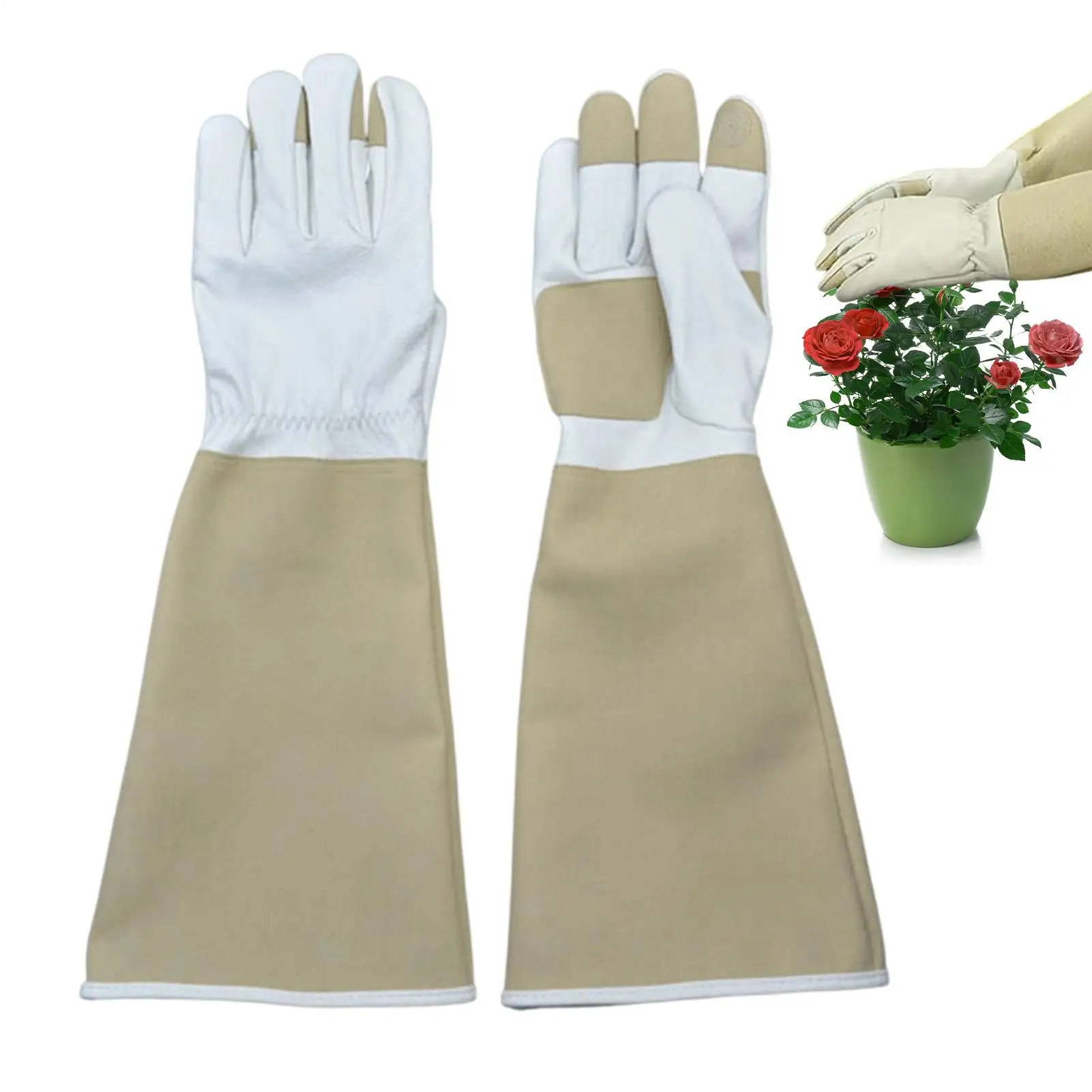Waterproof Gardening Gloves Non-Slip Hand Protector Touchscreen Long-sleeved Thorn Resistant Gloves For Digging Planting Pruning