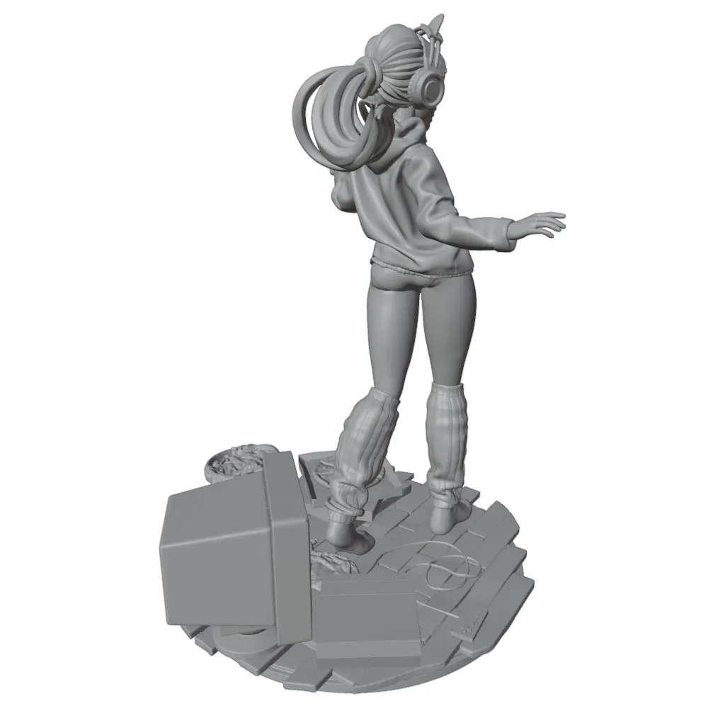 Figura estatua hazlo tú mismo de personaje anime impresa en 3D - imagen 4