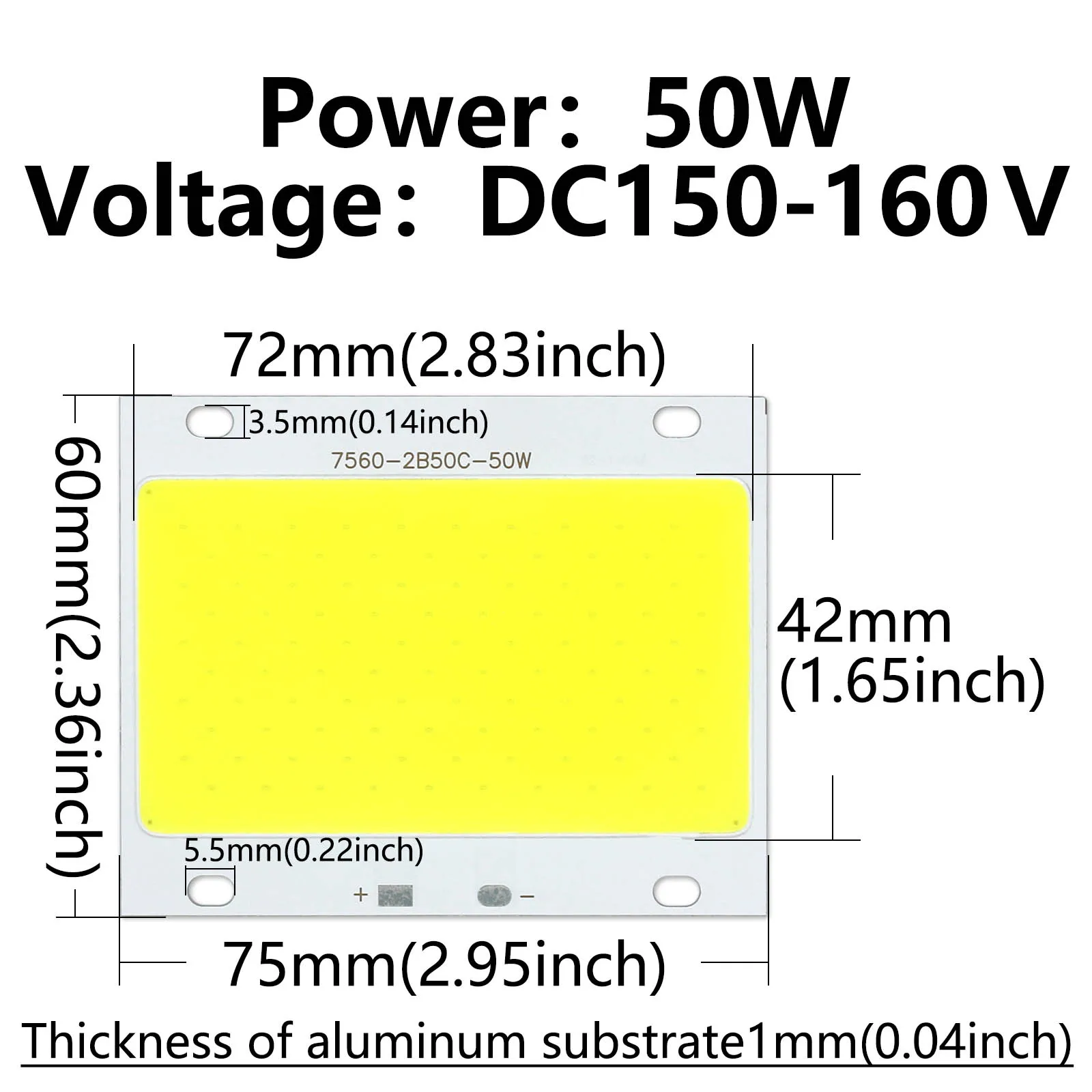 10W 20W 30W 50W 100W 150W 200W COB LED Chip for Spotlight Floodlight 250mA Flood Light Led Bulb Spotlight Chip Lamp Cold White