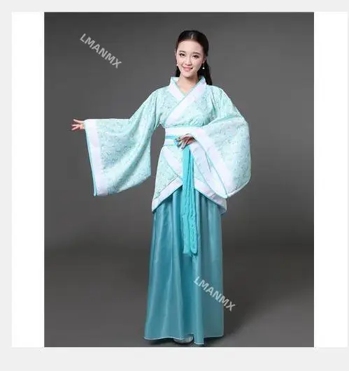 1 satz/los Frau Bühnentanz Kleid chinesische traditionelle Volks kostüme Neujahr Erwachsenen Tang Anzug Leistung Hanfu Kostüme