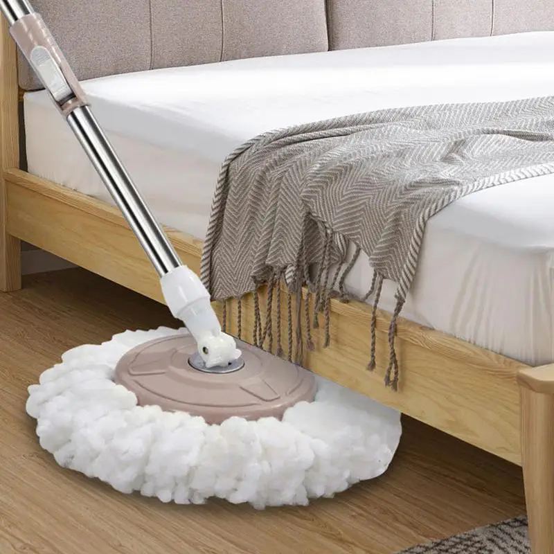 Microfiber Pads Floor Mop With Bucket Magic Mop Automatic Spin Mop Hand Free Household Wooden Floor Cleaning For Living Room