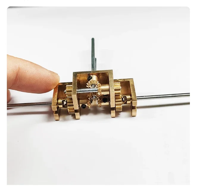 Mini Model, Double Flow Gearbox, Micro Differential Excavator Crawler Turning Transmission Box Static Change