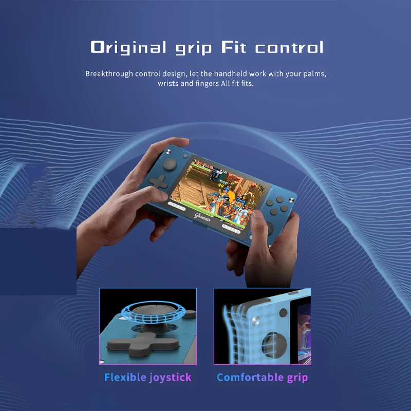 وحدة تحكم ألعاب فيديو صغيرة محمولة من Retro Determiner، لعبة كلاسيكية لاحقًا، شاشة HD IPS مقاس 4.0 بوصة، أكثر من 5000 لعبة، 12 محاكيات، A390، #1
