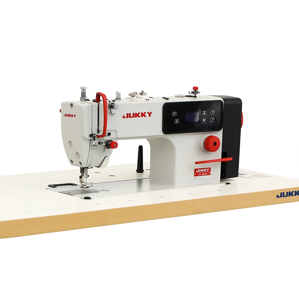 New Model 9808 Direct Drive Fully Automatic Industrial Lockstitch Sewing Machines with Table Good Price Apparel Machinery